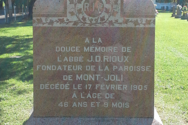 Photo du monument de Abbé J.D. Rioux .