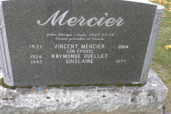 Photo du monument de Vincent Mercier